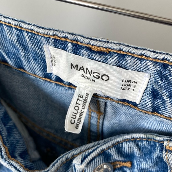 Mango Cropped Wide Leg Jeans - Picture 4 of 5